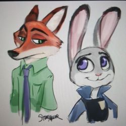 stevemillersart:  #zootopia #sketch  Can’t wait to see this.