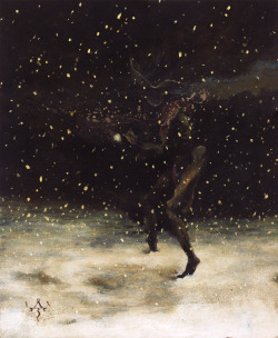 drakontomalloi:  Denis Forkas - Wraith Kneading a Snowball /