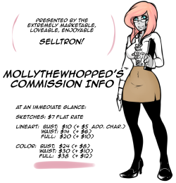 ferrousoxide:  mollythewhopped:  Commission open as of 1-4-2015! 