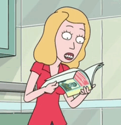 l-l-lickmyballs:  Beth’s face while browsing the “advanced