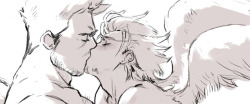 R18 Endhawks: A sloppy bj, rimming, and a kiss. (Please do not