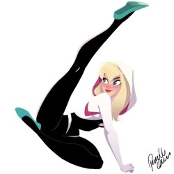 grimphantom:pernilleoe:#spidergwen for @sketch_dailies. #sketchdailies