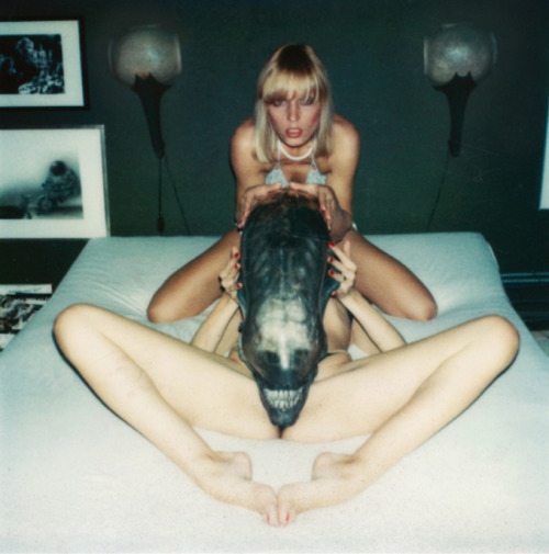 drrestless:  H.R. Giger - Models posing for Erotomechanics VII, 1979