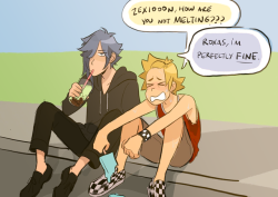 liverpepper:  Roxas: ZEXION YOU’RE HEATING UP!!!!