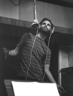 therockplace:  Jim Morrison recording Waiting for The Sun with