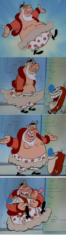 Dusty Claus from Ren and Stimpy. Season 5  Episode 4: City Hicks