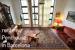 rent my penthouse in Barcelona!I’ll be travelling and during