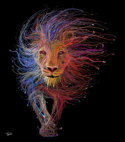 menentk:  The Lion of Lyon (For the LYON EXPO 2015 - FOIRE DE