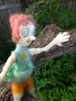 noodlefeltedcrafts:  Pretty much done Pearl. She is the largest