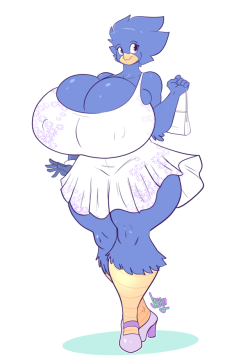 jaehthebird: BB’s dress! her mom bought her a dress and modified