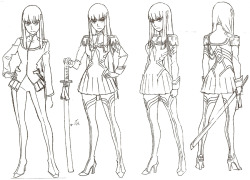 sushiobunny:  h0saki:  All the Satsuki designs from The Art of