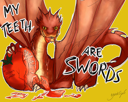 yukipri: Baby!Smaug Baby dragons are essentially winged, fire-breathing