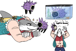 lunarneo:  have a Shark-Bait dump again! Axel loves this little