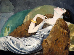 art-centric:  Kees van Dongen, La Femme au canapé, c. 1930 