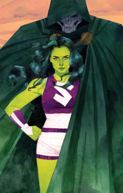tattooedcomicguy:  Cover for She-Hulk #3 (2014). Art by Kevin