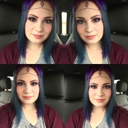 lovebudandbutts:  I dyed my hair purple and blue recently. I’m