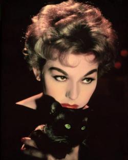  Kim Novak in a promotional photo for Bell, Book and Candle  (Richard