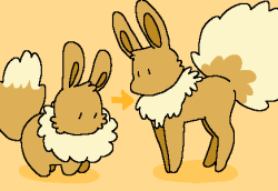 adrianianam: zonmii: my gf wanted an eevee evolution that was