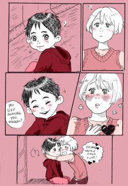 aguas-ucia:AU where kid Victor went to a junior competition in