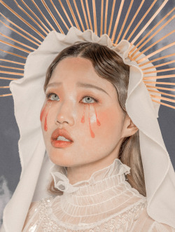 divinebeauties: ‘No god, only curse’ Model: Kim Bora  // 