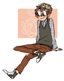 torifalls:   Anonymous said: Wirt in a flowercrown though  i