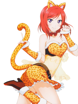 vergil03:Transparent Tiger Maki Nishikino ~by Sharknex