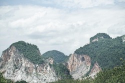 the-wanderlustproject:  These uniquely Malaysian hills and cliffs