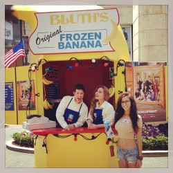 There&rsquo;s always money in the banana stand. #nevernude #adworldtour (at The Grove)