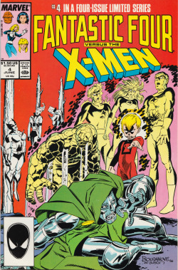 Fantastic Four vs. the X-Men No. 4 (Marvel, 1987). Cover art