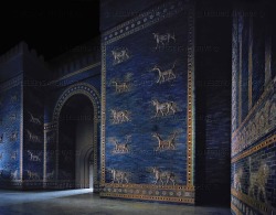lion-of-babylon: The Ishtar Gate, main gate of Babylon built