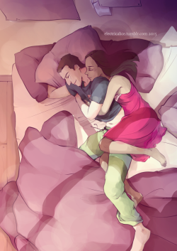 electricalice:  Everyone likes to be the little spoon, it makes