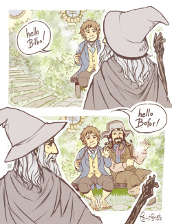 the-lazy-took:  petitpotato:  The next time Gandalf came to visit…