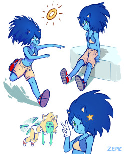 ok So i drew THIS and someone had said lapis kinda looked like