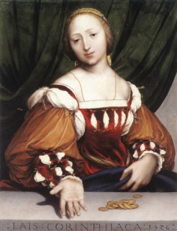 fuckyeahrenaissanceart:   Title: Lais of CorinthAgent: Hans Holbein,
