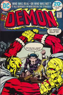 The Demon, No. 10 (DC Comics, 1973). Cover art by Jack Kirby.From