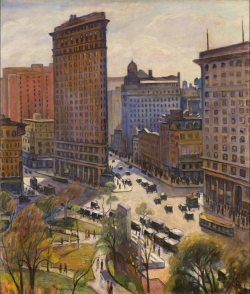 urgetocreate: Samuel Halpert (1884 – 1930), The Flatiron Building,
