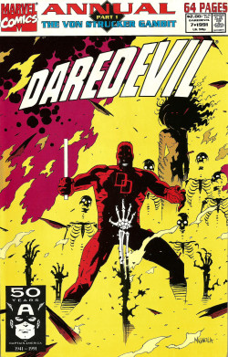 Daredevil Annual No. 7 (Marvel Comics, 1991). Cover art by Mike