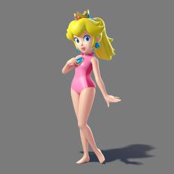 tint-ink-finite:  Peach, Daisy and Rosalina - gymnastic outfits