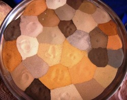 factsweird:  Different color sands of the Sahara Desert  