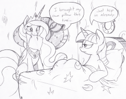 epicbroniestime:  ”I can has sleepover?” by *Joey-Darkmeat