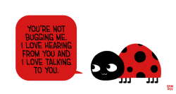 outforhealth:  positivedoodles:  [drawing of a ladybug saying “You’re