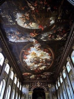 vintagepales:    1.Old Royal Naval College,Painted Hall, Greenwich,