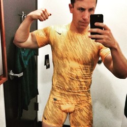 wrestle-me:  I had to get this. #nike #compression #spandex #gear