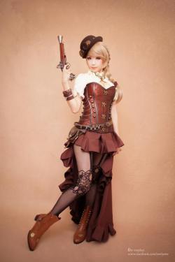 fucking-sexy-cosplay:  Ely Cosplay - Steampunk Girl (source)