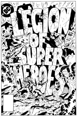 brianmichaelbendis:  Legion of Super-Heroes #293 cover by Keith