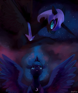 xishka: zzz Princess Luna and Nightmare Moon, yup 