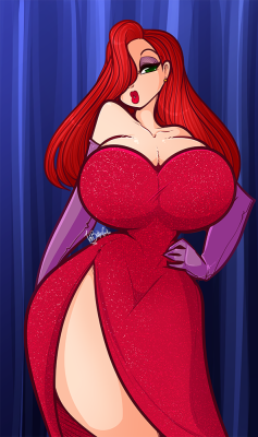 tehbuttercookie:  Another print I did for PRCC! The lovely,curvy,Jessica