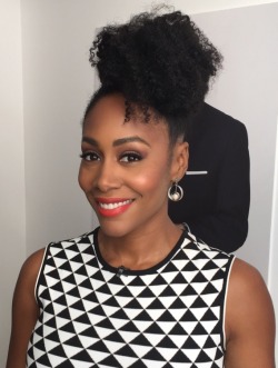 accras:Simone Missick visits  Hollywood Today Live, 10/4/16.