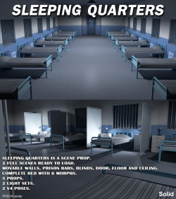 A brand new scene prop has just arrived by Solid! Sleeping Quarters