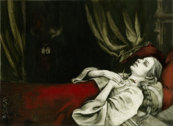 atrussprofanum:  Santiago Caruso -La hermosa vampirizada- 